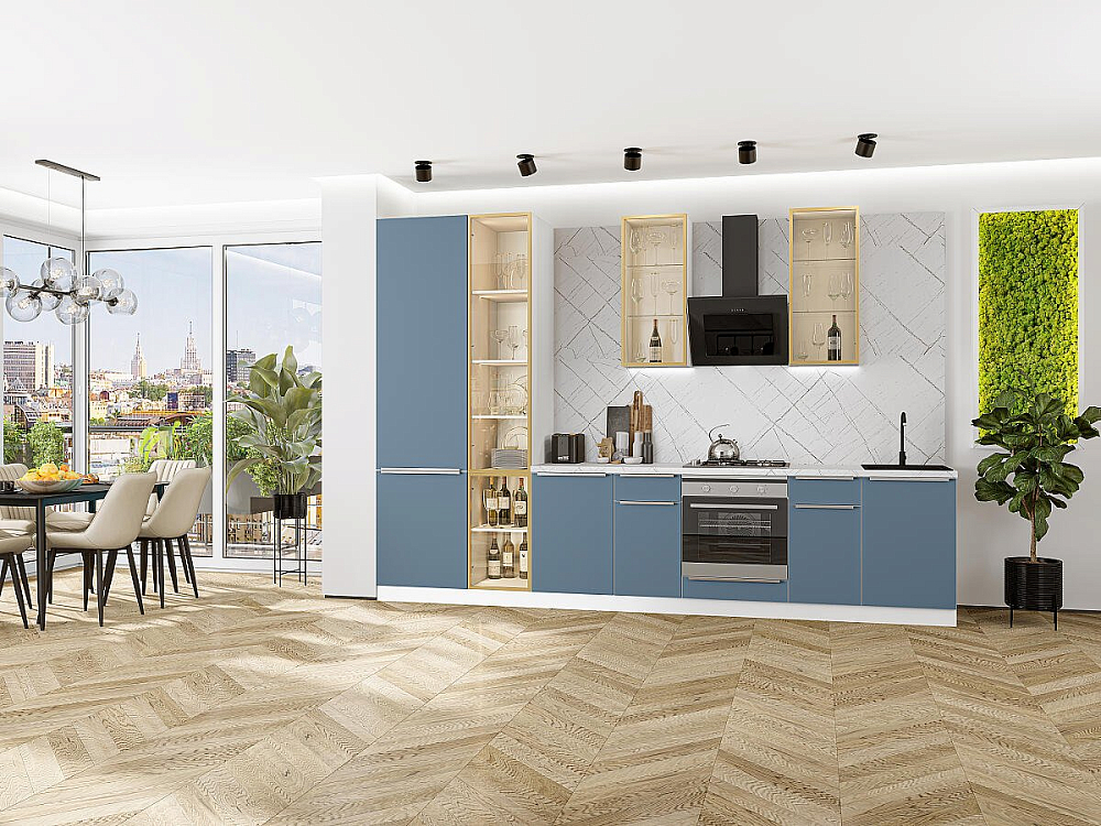 Фьюжн-08 Белый/silky blue