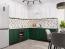 Дублин-02 (2140х2200/2400х600) Graphite/Special White/Special Green