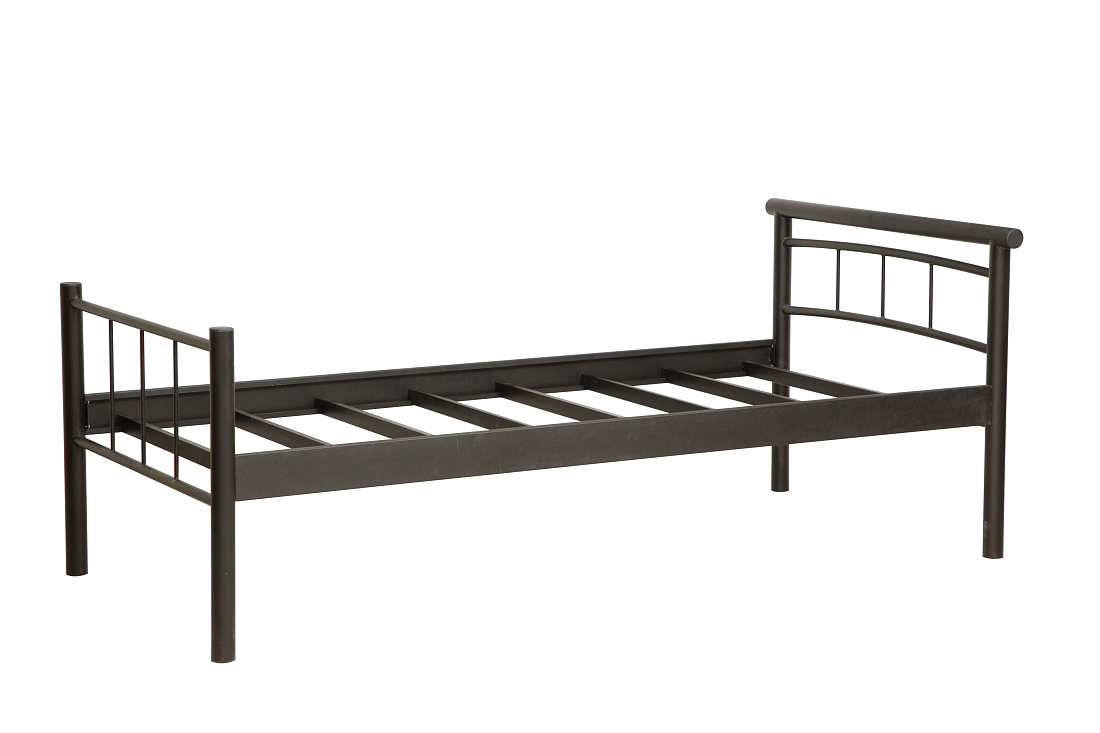 Кровать одинарная 42.25-01 Токио металл черный